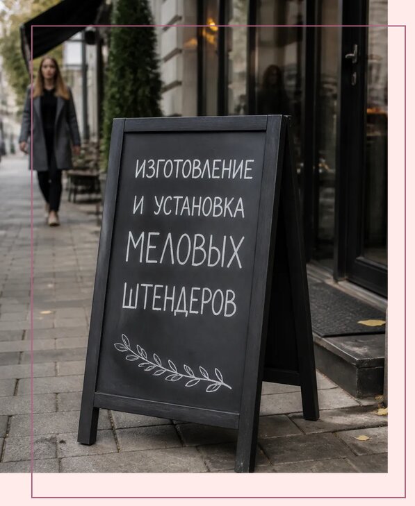 Меловые штендеры в Бердске по цене от 6768 р. | Аванза-Брд